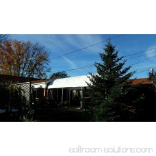 Quictent 20x10 Heavy Duty Portable Carport Canopy Garage Car Shelter Party Tent White